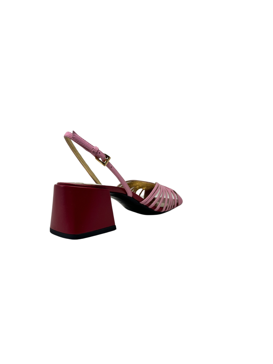 Suzanne Rae 70s Strappy Sandal Silver