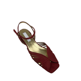 suede low 70s sandal
