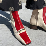 bitone welt sole boot