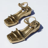 puffy platform sandal
