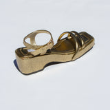puffy platform sandal