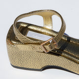puffy platform sandal