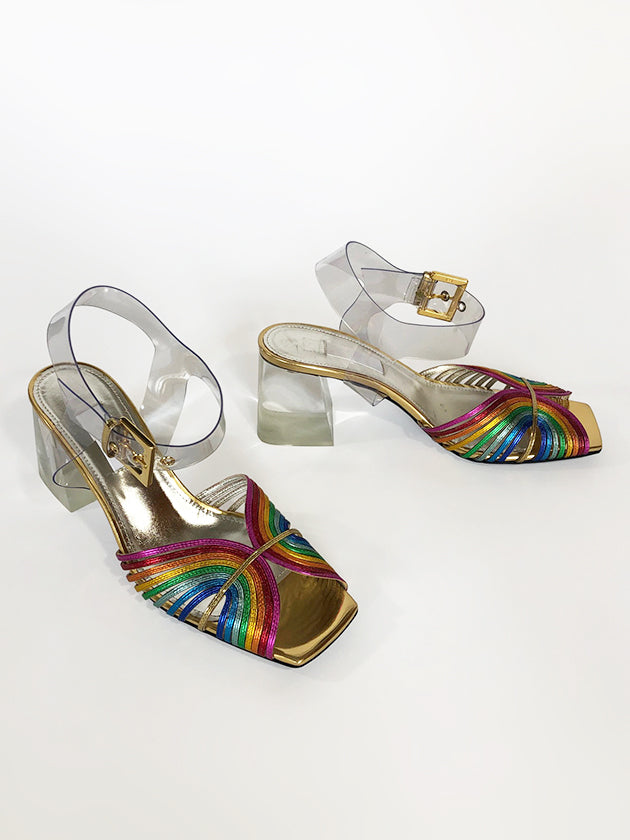 rainbow high 70s sandal