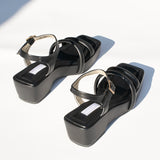 puffy platform sandal