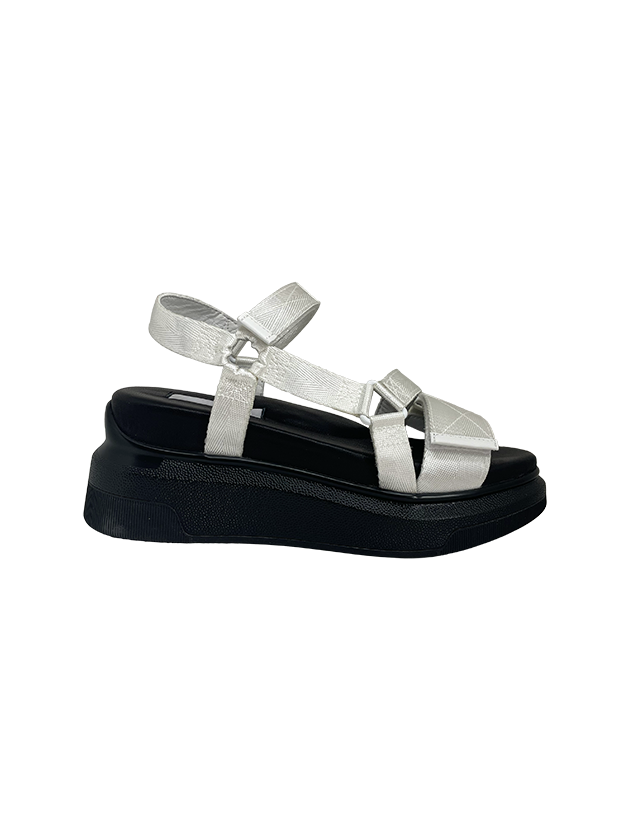 White best sale velcro sandals