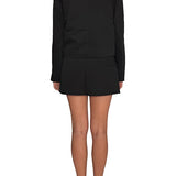 cropped snap jacket