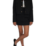 cropped snap jacket