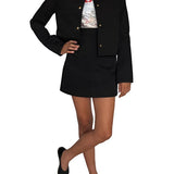 cropped snap jacket