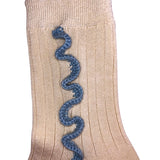 side ruffle sock
