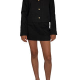cropped snap jacket