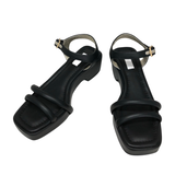 puffy platform sandal