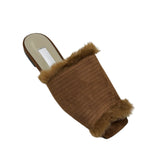 faux mink slide