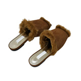 faux mink slide