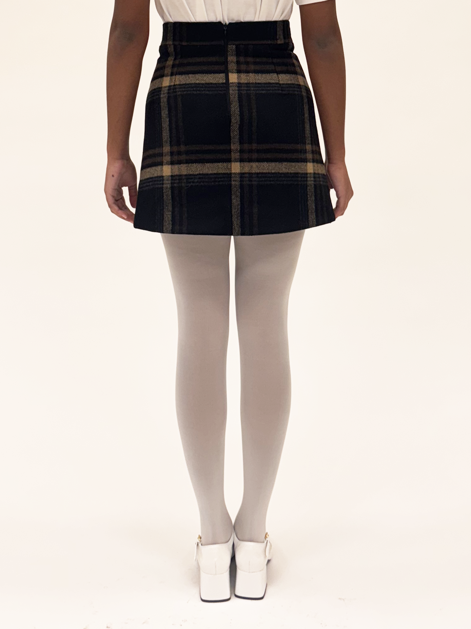 スカート GLOWNY russell plaid mini skirt XS ASOS DEISGN tailored