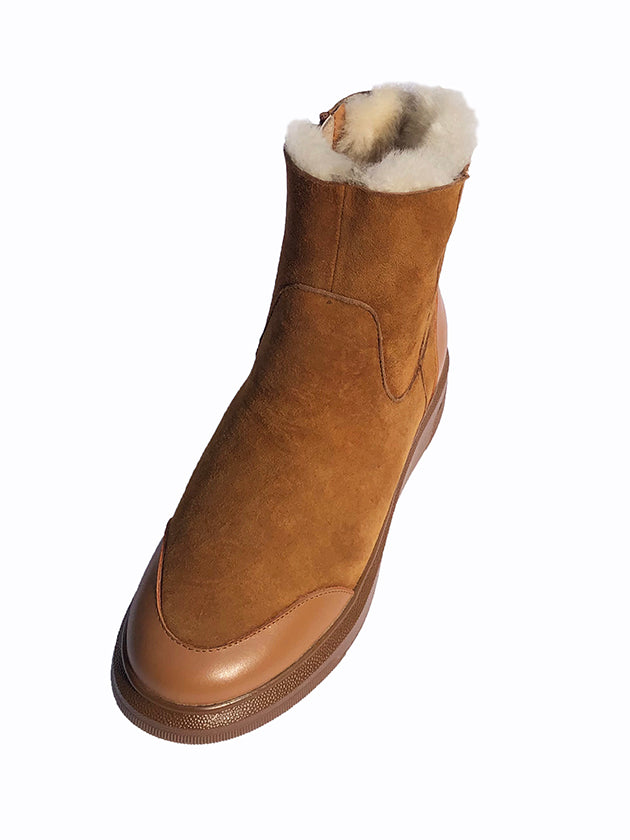 SUZANNE Rae Back in Stock Shearling Sneaker Boot