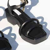 puffy platform sandal
